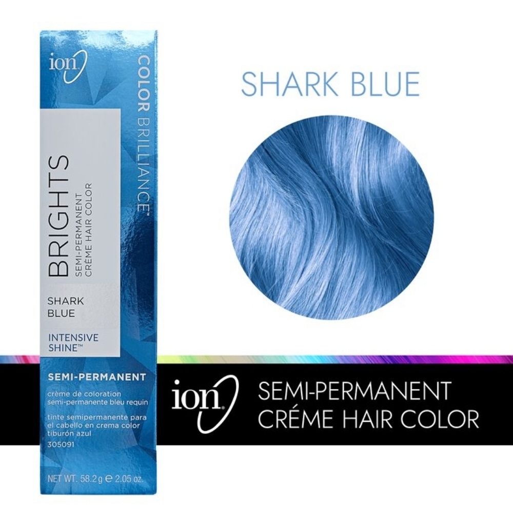 USED Color Brilliance Semi-Permanent Hair Color in Shark Blue
